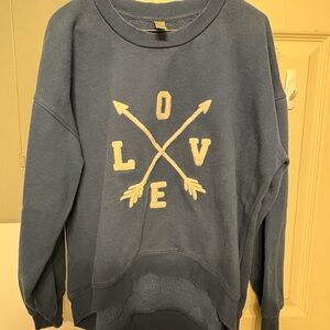 GreenTea Blue Love Sweatshirt